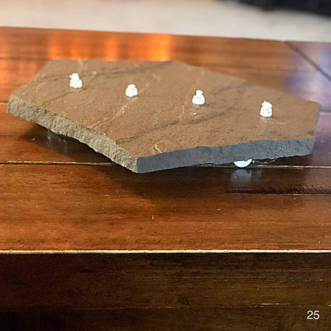 Oil Burning Rock Candle 4 Wick (#25)