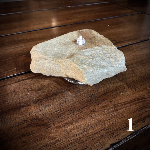 Oil Burning Rock Candle 1 Wick (#1)
