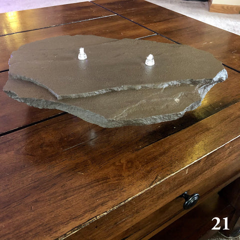 Oil Burning Rock Candle 2 Wick (#21)