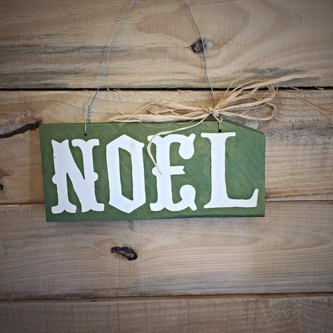 Noel - Christmas Hanging Wood Sign