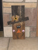 Reversible Pallet Wood Snowman/Scarecrow (small)