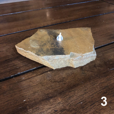 Oil Burning Rock Candle 1 Wick (#3)